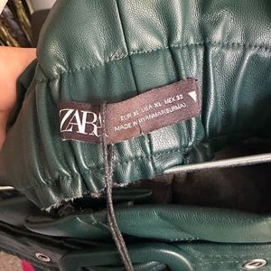 ZARA Green Skirt